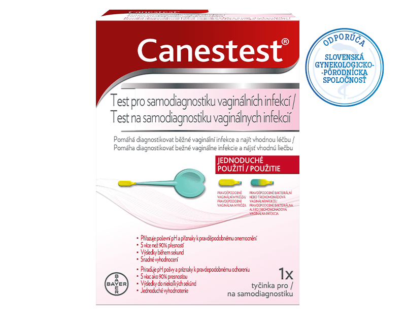 Canestest  Test na samodiagnostiku vaginálnych infekcií