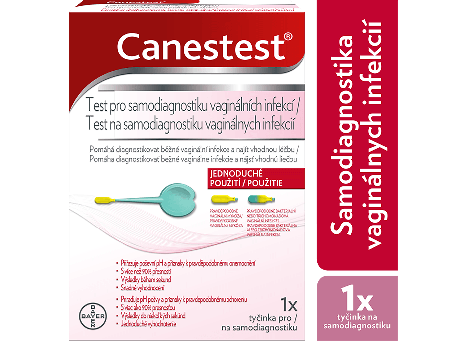 Test na samodiagnostiku vaginálnych infekcií Canestest