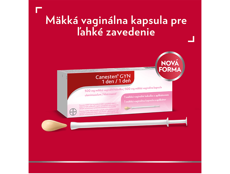 Canesten Gyn mäkká vaginálna kapsula