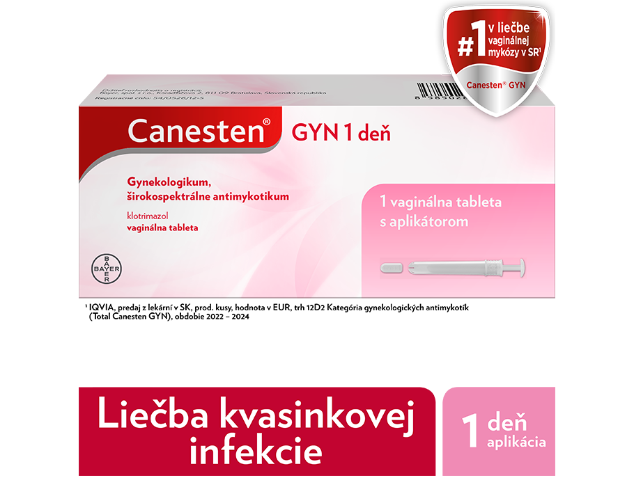 Číslo 1 -  Canesten GYN 1 den