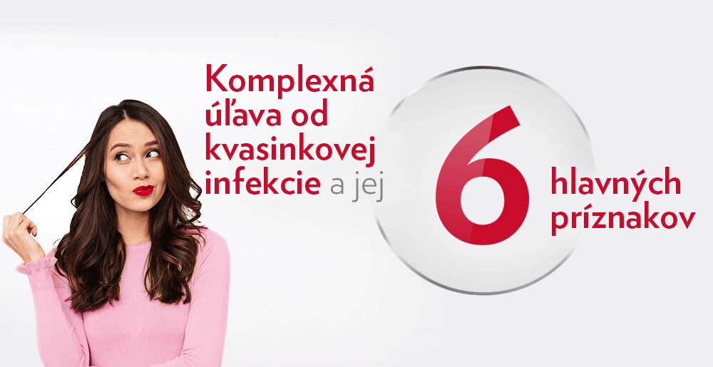 Usmievavá mladá žena v červenom tričku je šťastná po liečbe prípravkom Canesten