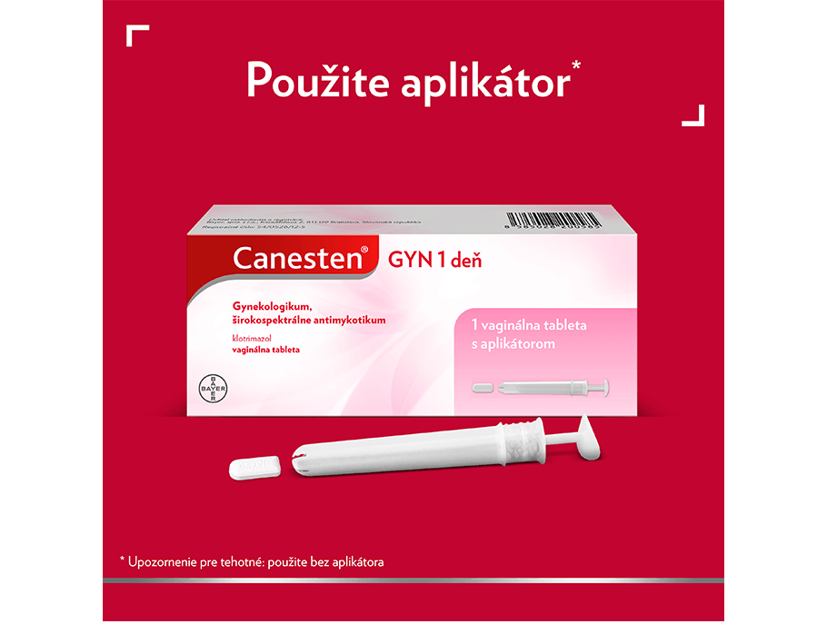 Canesten GYN 1 deň - aplikátor