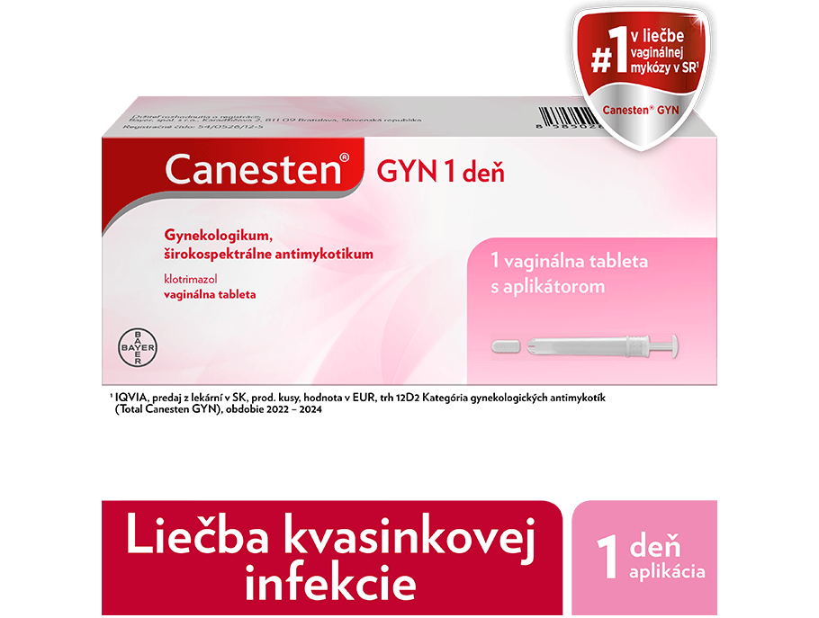 Canesten GYN 1 deň - 1 v ličbe