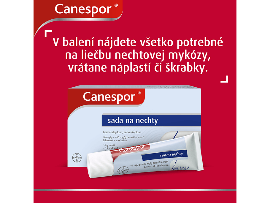 Canespor sada obsah balenia